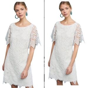 Anthropologie Charleston Lace Sheath Dress